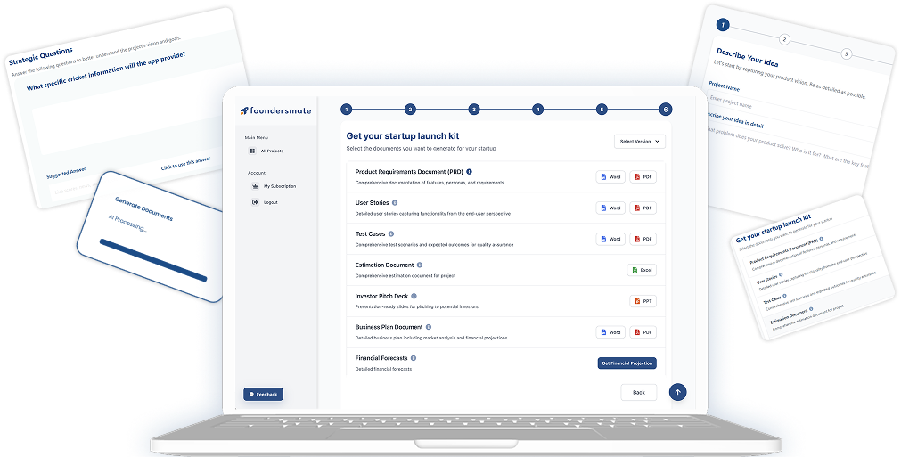 Foundersmate Dashboard
